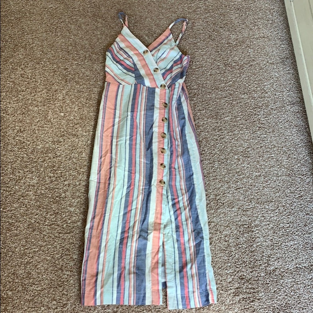 Sandy & Sid full length button down dress, XS